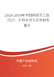 2024-2030年中國磷酸三乙酯(TEP)市場現(xiàn)狀與前景趨勢報(bào)告 2024-2030年中國磷酸三乙酯(TEP)市場現(xiàn)狀與前景趨勢報(bào)告