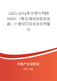 2025-2031年全球與中國SRAM（靜態(tài)隨機存取存儲器）行業(yè)研究及發(fā)展前景報告