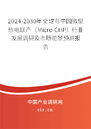 2024-2030年全球與中國微型熱電聯(lián)產(chǎn)(Micro CHP)行業(yè)發(fā)展調(diào)研及市場前景預(yù)測報告 2024-2030年全球與中國微型熱電聯(lián)產(chǎn)(Micro CHP)行業(yè)發(fā)展調(diào)研及市場前景預(yù)測報告