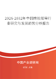 2026-2032年中國橡膠履帶行業(yè)研究與發(fā)展趨勢分析報告 2026-2032年中國橡膠履帶行業(yè)研究與發(fā)展趨勢分析報告