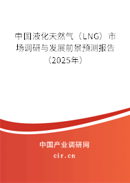 中國液化天然氣(LNG)市場調(diào)研與發(fā)展前景預(yù)測(cè)報(bào)告(2025年) 中國液化天然氣(LNG)市場調(diào)研與發(fā)展前景預(yù)測(cè)報(bào)告(2025年)