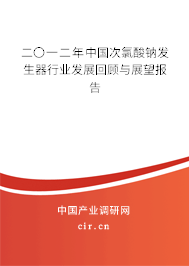 二〇一二年中國次氯酸鈉發(fā)生器行業(yè)發(fā)展回顧與展望報告