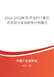 2026-2032年甘肅光纖行業(yè)現(xiàn)狀調(diào)研與發(fā)展趨勢分析報(bào)告