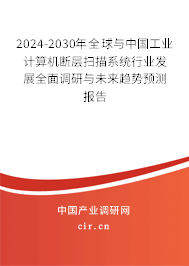 2024-2030年全球與中國工業(yè)計算機斷層掃描系統(tǒng)行業(yè)發(fā)展全面調(diào)研與未來趨勢預測報告