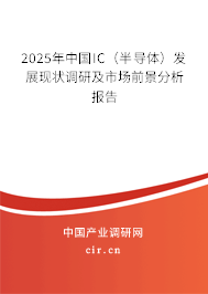 2025年中國(guó)IC（半導(dǎo)體）發(fā)展現(xiàn)狀調(diào)研及市場(chǎng)前景分析報(bào)告