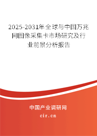 2025-2031年全球與中國(guó)萬(wàn)兆網(wǎng)圖像采集卡市場(chǎng)研究及行業(yè)前景分析報(bào)告
