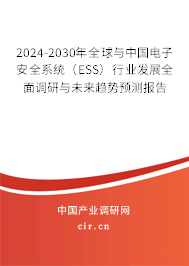 2024-2030年全球與中國(guó)電子安全系統(tǒng)（ESS）行業(yè)發(fā)展全面調(diào)研與未來(lái)趨勢(shì)預(yù)測(cè)報(bào)告