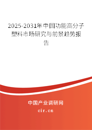2025-2031年中國功能高分子塑料市場研究與前景趨勢報(bào)告 2025-2031年中國功能高分子塑料市場研究與前景趨勢報(bào)告