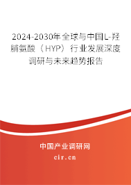 2024-2030年全球與中國(guó)L-羥脯氨酸(HYP)行業(yè)發(fā)展深度調(diào)研與未來趨勢(shì)報(bào)告 2024-2030年全球與中國(guó)L-羥脯氨酸(HYP)行業(yè)發(fā)展深度調(diào)研與未來趨勢(shì)報(bào)告