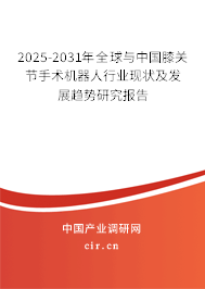 2025-2031年全球與中國膝關(guān)節(jié)手術(shù)機(jī)器人行業(yè)現(xiàn)狀及發(fā)展趨勢研究報(bào)告