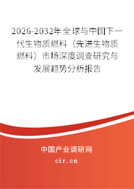 2026-2032年全球與中國下一代生物質(zhì)燃料（先進生物質(zhì)燃料）市場深度調(diào)查研究與發(fā)展趨勢分析報告