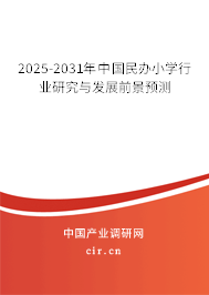 2025-2031年中國民辦小學(xué)行業(yè)研究與發(fā)展前景預(yù)測
