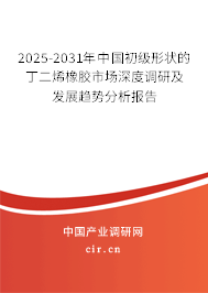 2025-2031年中國(guó)初級(jí)形狀的丁二烯橡膠市場(chǎng)深度調(diào)研及發(fā)展趨勢(shì)分析報(bào)告