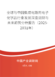 全球與中國集成電路用電子化學(xué)品行業(yè)發(fā)展深度調(diào)研與未來趨勢分析報告（2025-2031年）
