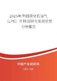 2025年中國(guó)液化石油氣（LPG）市場(chǎng)調(diào)研與發(fā)展前景分析報(bào)告