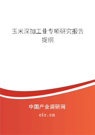 玉米深加工業(yè)專項研究報告提綱