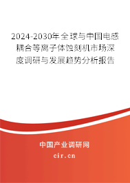 2024-2030年全球與中國電感耦合等離子體蝕刻機市場深度調(diào)研與發(fā)展趨勢分析報告