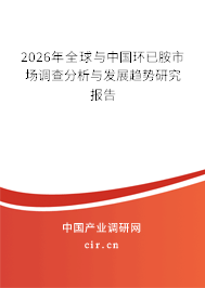 2026年全球與中國環(huán)已胺市場調(diào)查分析與發(fā)展趨勢研究報告