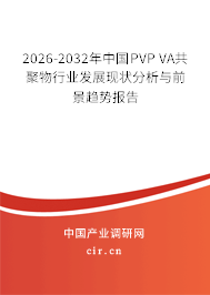 2026-2032年中國PVP VA共聚物行業(yè)發(fā)展現(xiàn)狀分析與前景趨勢報告