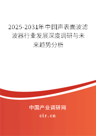 2025-2031年中國(guó)聲表面波濾波器行業(yè)發(fā)展深度調(diào)研與未來(lái)趨勢(shì)分析 2025-2031年中國(guó)聲表面波濾波器行業(yè)發(fā)展深度調(diào)研與未來(lái)趨勢(shì)分析