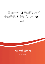 中國VR一體機(jī)行業(yè)研究與前景趨勢分析報(bào)告(2024-2030年) 中國VR一體機(jī)行業(yè)研究與前景趨勢分析報(bào)告(2024-2030年)