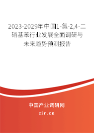2023-2029年中國1-氯-2,4-二硝基苯行業(yè)發(fā)展全面調(diào)研與未來趨勢預(yù)測報告