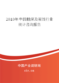 2010年中國糖果及蜜餞行業(yè)統計咨詢報告 2010年中國糖果及蜜餞行業(yè)統計咨詢報告