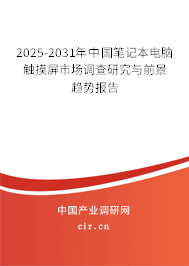 2025-2031年中國(guó)筆記本電腦觸摸屏市場(chǎng)調(diào)查研究與前景趨勢(shì)報(bào)告