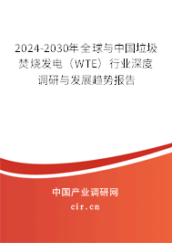 2024-2030年全球與中國垃圾焚燒發(fā)電（WTE）行業(yè)深度調研與發(fā)展趨勢報告