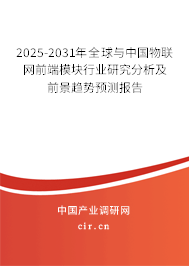 2025-2031年全球與中國物聯(lián)網(wǎng)前端模塊行業(yè)研究分析及前景趨勢(shì)預(yù)測(cè)報(bào)告