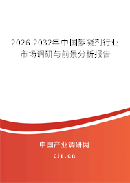 2026-2032年中國絮凝劑行業(yè)市場調(diào)研與前景分析報告