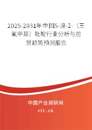2025-2031年中國5-溴-2-(三氟甲基)吡啶行業(yè)分析與前景趨勢預(yù)測報(bào)告 2025-2031年中國5-溴-2-(三氟甲基)吡啶行業(yè)分析與前景趨勢預(yù)測報(bào)告