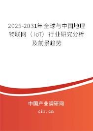 2025-2031年全球與中國(guó)地理物聯(lián)網(wǎng)（IoT）行業(yè)研究分析及前景趨勢(shì)