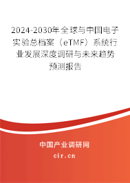 2024-2030年全球與中國電子實驗總檔案（eTMF）系統(tǒng)行業(yè)發(fā)展深度調(diào)研與未來趨勢預測報告