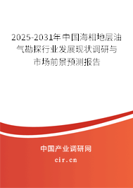 2025-2031年中國海相地層油氣勘探行業(yè)發(fā)展現(xiàn)狀調(diào)研與市場前景預(yù)測報(bào)告 2025-2031年中國海相地層油氣勘探行業(yè)發(fā)展現(xiàn)狀調(diào)研與市場前景預(yù)測報(bào)告