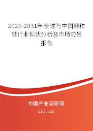 2025-2031年全球與中國顆粒硅行業(yè)現(xiàn)狀分析及市場前景報(bào)告