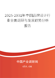 2025-2031年中國品牌設(shè)計行業(yè)全面調(diào)研與發(fā)展趨勢分析報告