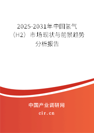 2025-2031年中國氫氣(H2)市場現(xiàn)狀與前景趨勢分析報告 2025-2031年中國氫氣(H2)市場現(xiàn)狀與前景趨勢分析報告