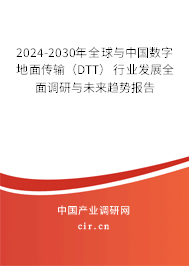 2024-2030年全球與中國(guó)數(shù)字地面?zhèn)鬏敚―TT）行業(yè)發(fā)展全面調(diào)研與未來(lái)趨勢(shì)報(bào)告