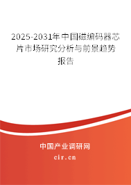 2025-2031年中國磁編碼器芯片市場研究分析與前景趨勢報(bào)告