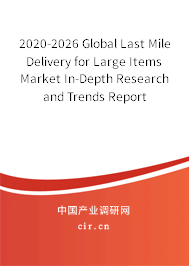 2020-2026 Global Last Mile Delivery for Large Items Market In-Depth Research and Trends Report 2020-2026 Global Last Mile Delivery for Large Items Market In-Depth Research and Trends Report