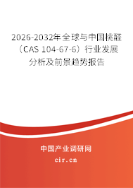 2026-2032年全球與中國桃醛(CAS 104-67-6)行業(yè)發(fā)展分析及前景趨勢報告 2026-2032年全球與中國桃醛(CAS 104-67-6)行業(yè)發(fā)展分析及前景趨勢報告