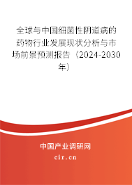 全球與中國細菌性陰道病的藥物行業(yè)發(fā)展現(xiàn)狀分析與市場前景預測報告(2024-2030年) 全球與中國細菌性陰道病的藥物行業(yè)發(fā)展現(xiàn)狀分析與市場前景預測報告(2024-2030年)