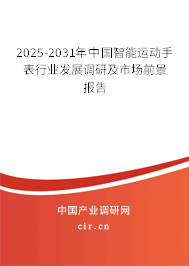 2025-2031年中國智能運動手表行業(yè)發(fā)展調(diào)研及市場前景報告