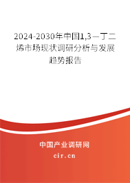 2024-2030年中國1,3—丁二烯市場現(xiàn)狀調(diào)研分析與發(fā)展趨勢報(bào)告 2024-2030年中國1,3—丁二烯市場現(xiàn)狀調(diào)研分析與發(fā)展趨勢報(bào)告