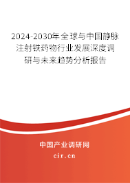 2024-2030年全球與中國(guó)靜脈注射鐵藥物行業(yè)發(fā)展深度調(diào)研與未來(lái)趨勢(shì)分析報(bào)告 2024-2030年全球與中國(guó)靜脈注射鐵藥物行業(yè)發(fā)展深度調(diào)研與未來(lái)趨勢(shì)分析報(bào)告
