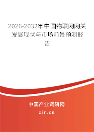 2026-2032年中國(guó)物聯(lián)網(wǎng)網(wǎng)關(guān)發(fā)展現(xiàn)狀與市場(chǎng)前景預(yù)測(cè)報(bào)告