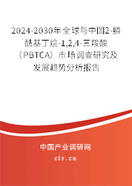 2024-2030年全球與中國2-膦?；⊥?1,2,4-三羧酸（PBTCA）市場調(diào)查研究及發(fā)展趨勢分析報告
