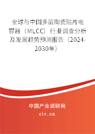 全球與中國多層陶瓷貼片電容器（MLCC）行業(yè)調(diào)查分析及發(fā)展趨勢預(yù)測報告（2024-2030年）