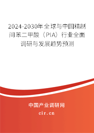 2024-2030年全球與中國(guó)精制間苯二甲酸（PIA）行業(yè)全面調(diào)研與發(fā)展趨勢(shì)預(yù)測(cè)